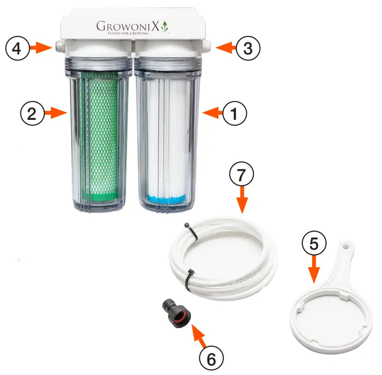 GROWONIX V3 1 Mini Scrub De ChlorinatorS - COMPONENT
