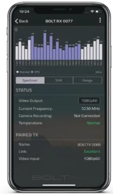 TERADEK Bolt 4K LT Wireless Transmitter and Receiver Kit - DISPLAY