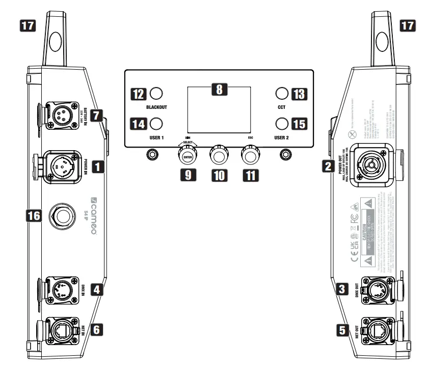cameo S4 IP LED Softlight Panel - Fig 1