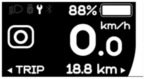 “Service” Turn on/off the Service indication