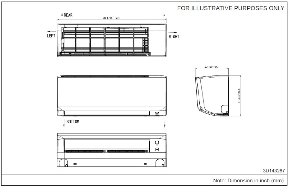 Goodman R410A FTXNG-A Series Inverter Split Unit Air Conditioner Wall Mounted-fig-1