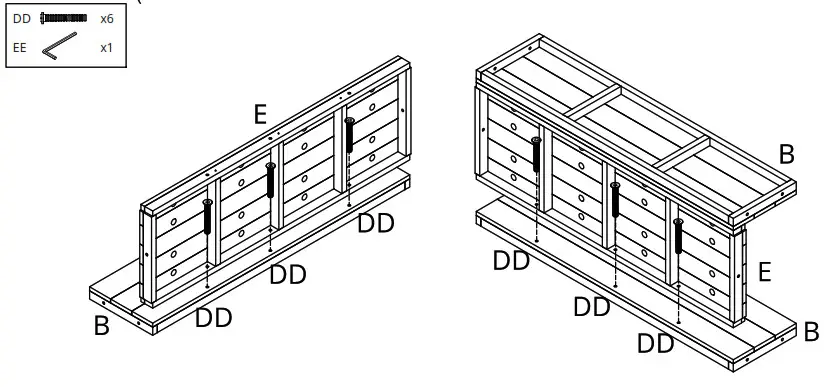 LUE BONA SKYLAR Series Raised Garden Bed - Fig4