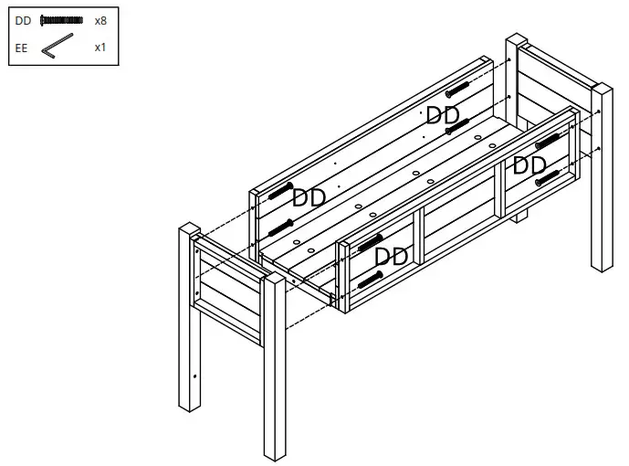 LUE BONA SKYLAR Series Raised Garden Bed - Fig7