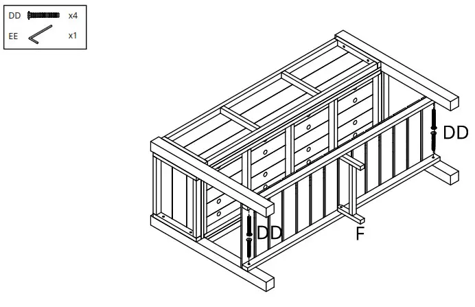 LUE BONA SKYLAR Series Raised Garden Bed - Fig9