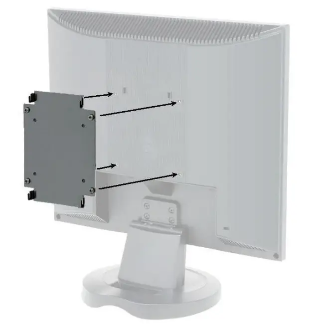 Attaching the VESA bracket