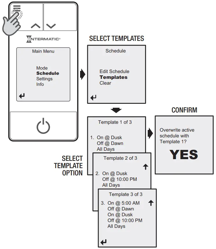 INTERMATIC STW700W Ascend Smart 7 Day Programmable Wi-Fi Timer - SETUP 4