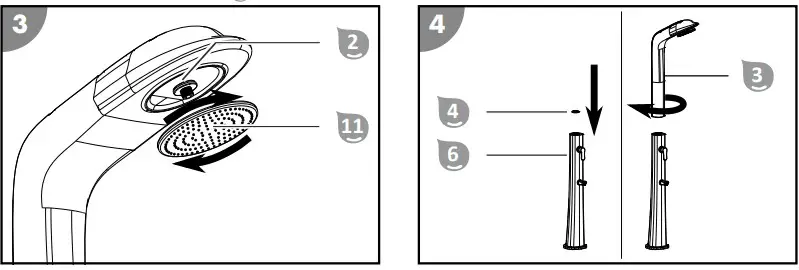 Steinbach 049085 Solar Shower - shower head