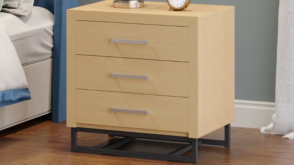 Noble House 109290 Cayuga 3-drawer Natural Nightstand Instruction Manual Noble House 109290 Cayuga 3-drawer Natural Nightstand Instruction Manual