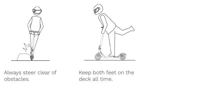 Youin XL2 Electric Scooter - Riding Notice 2