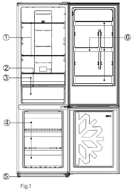 bolero-cecotec-Combi-322-Refrigerator-2