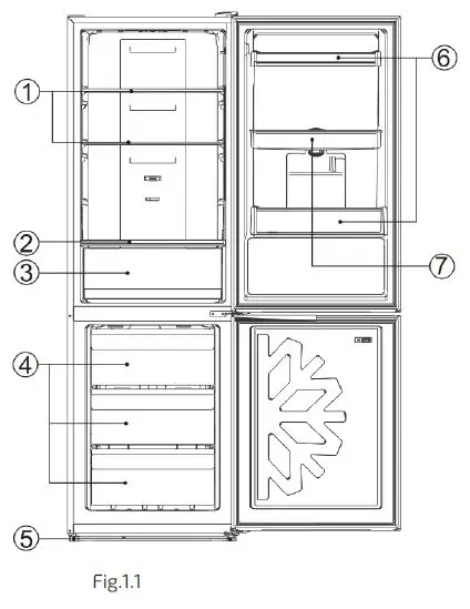 bolero-cecotec-Combi-322-Refrigerator-3