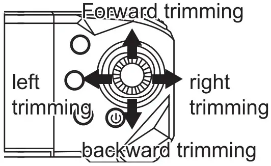 EBOYU S1S Brushless Foldable Drone - Trimming Control 2