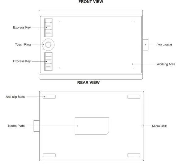 GAOMON-M10K2018-Graphic-Drawing-Tablet-Fig-1
