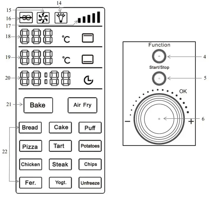 marta MT-EO4294B Electric Oven User Manual - Product Overview