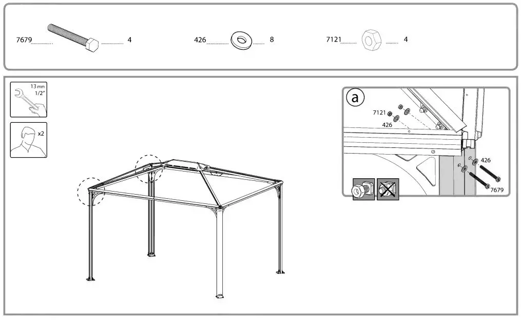 CANOPIA-87383-Martinique-10ft-x-12ft-Gazebo-Kit-fig-36