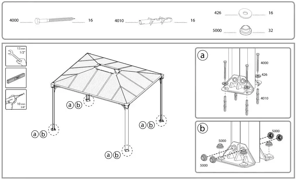 CANOPIA-87383-Martinique-10ft-x-12ft-Gazebo-Kit-fig-45