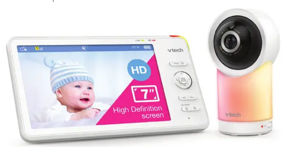 VTech RM7866HD 7 Smart Wi-Fi 1080p Pan and Tilt Monitor 