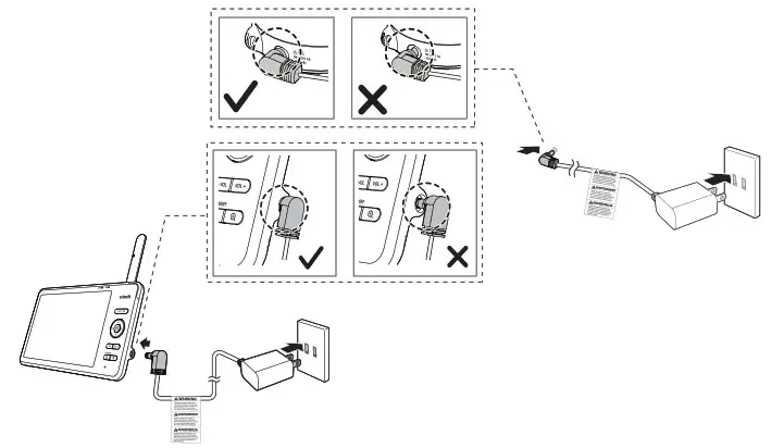 VTech RM7866HD 7 Smart Wi-Fi 1080p Pan and Tilt Monitor  - electric