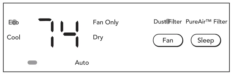 FRIGIDAIRE GHWQ105WD1 Gallery 10,000 BTU U-Shape Window Room Air Conditioner - DUST FILTER FEATURE