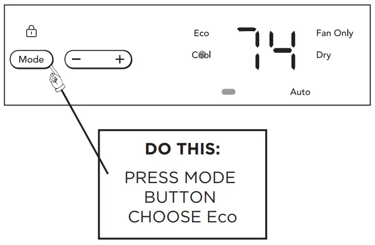 FRIGIDAIRE GHWQ105WD1 Gallery 10,000 BTU U-Shape Window Room Air Conditioner - Eco