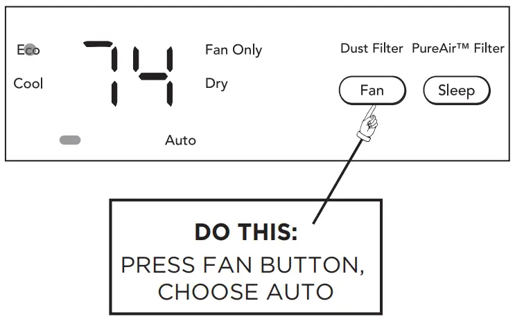 FRIGIDAIRE GHWQ105WD1 Gallery 10,000 BTU U-Shape Window Room Air Conditioner - FEATURE