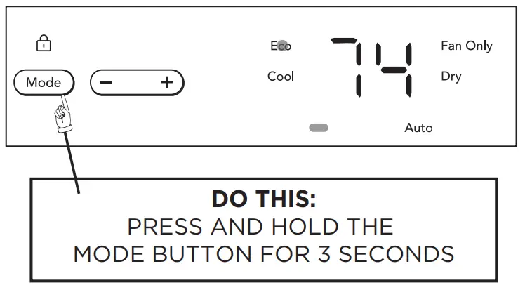FRIGIDAIRE GHWQ105WD1 Gallery 10,000 BTU U-Shape Window Room Air Conditioner - LOCK FEATURE