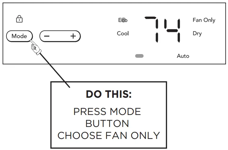 FRIGIDAIRE GHWQ105WD1 Gallery 10,000 BTU U-Shape Window Room Air Conditioner - OPERATE ON FAN
