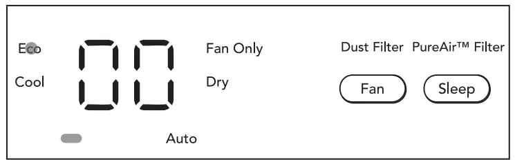 FRIGIDAIRE GHWQ105WD1 Gallery 10,000 BTU U-Shape Window Room Air Conditioner - SHOWS