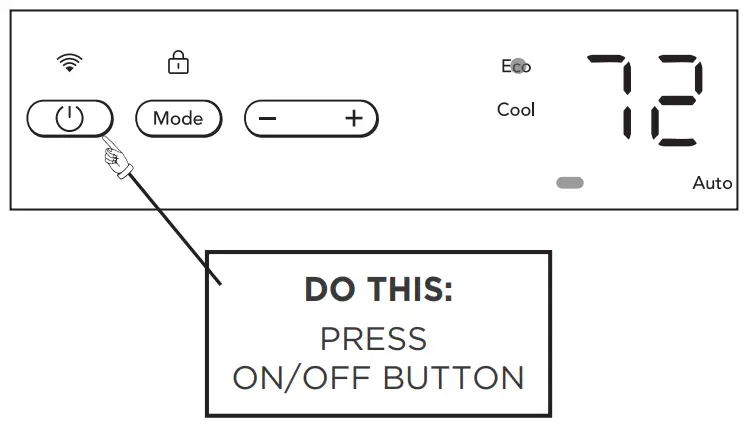 FRIGIDAIRE GHWQ105WD1 Gallery 10,000 BTU U-Shape Window Room Air Conditioner - UNIT OFF