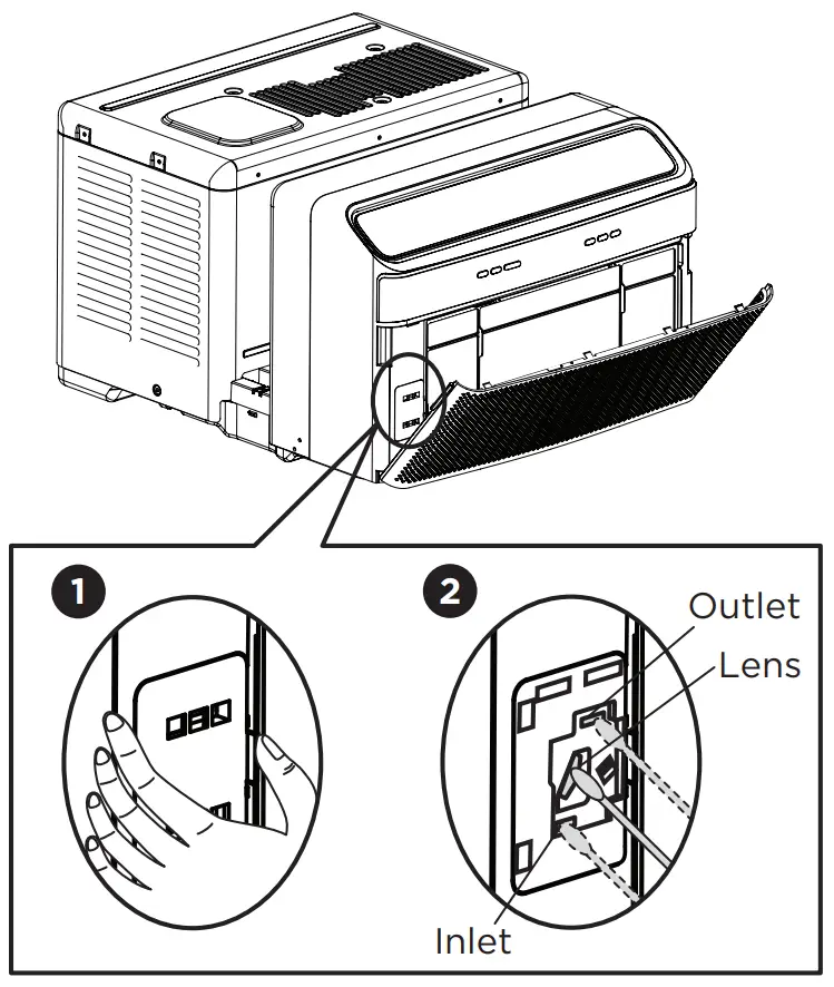 FRIGIDAIRE GHWQ105WD1 Gallery 10,000 BTU U-Shape Window Room Air Conditioner - cover