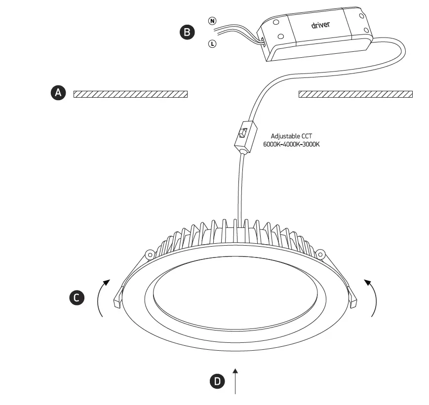 one-LIGHT-10113UV-Recessed-LED-Luminaire-Downlight-FIG-4