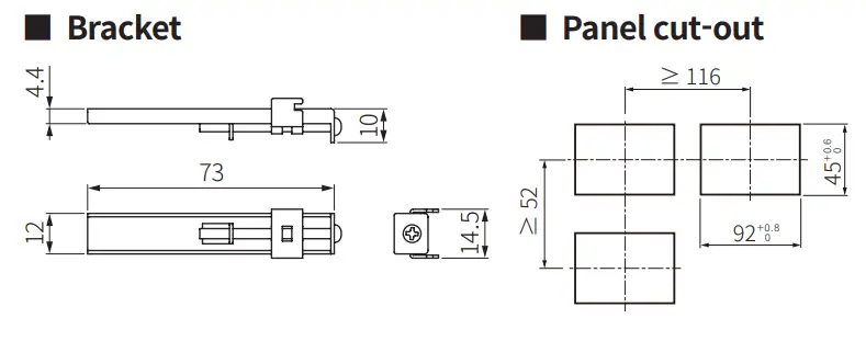 Autonics MT4W Series Digital Multi Panel Meter - mode2
