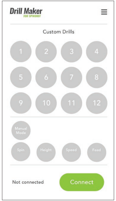 SPINSHOT Player Tennis Ball Machine - Drill Maker App 1