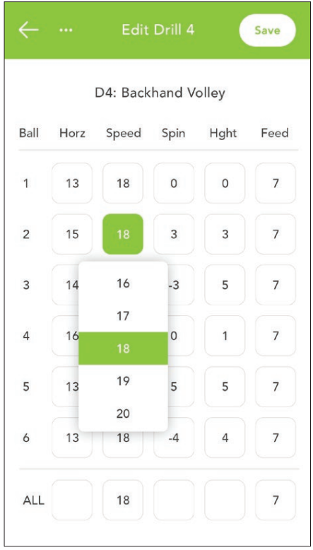SPINSHOT Player Tennis Ball Machine - Drill Maker App 5