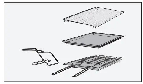 Hoover HOC3B3058IN Ovens - Grill pan set