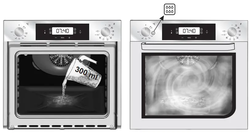 Hoover HOC3B3058IN Ovens - Hydro Easy Clean Function