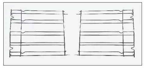 Hoover HOC3B3058IN Ovens - Lateral wire grids