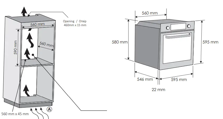 Hoover HOC3B3058IN Ovens - fig