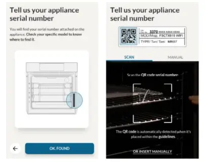 Hoover HOC3B3058IN Ovens - serial number