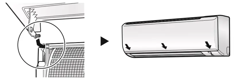 DAIKIN GTL28UV16W1 Room Air Conditioner - front panel 1