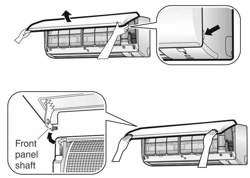 DAIKIN GTL28UV16W1 Room Air Conditioner - front panel