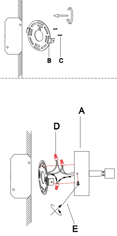 ET2 E21374 BK Hover 30 Inch Wall Sconce - Contents 1