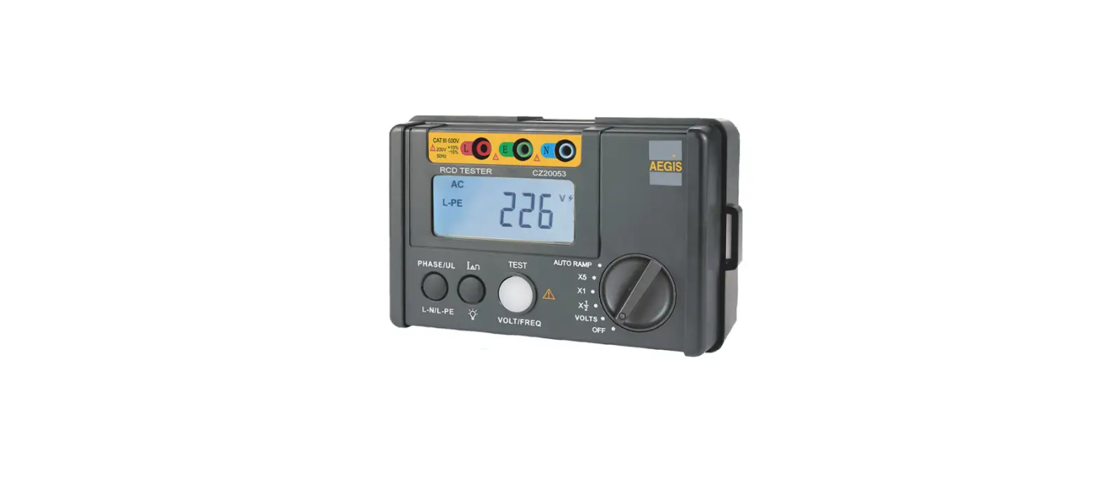 Aegis Cz20053 Rcd Tester Installation Guide