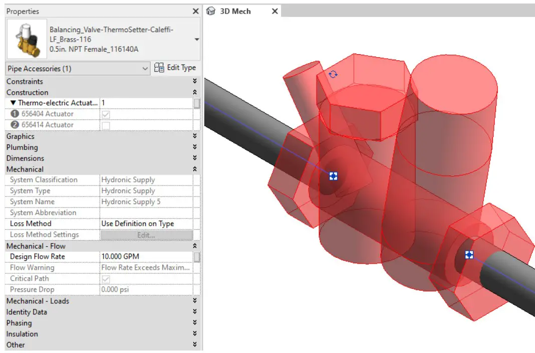 CALEFFI 116 Series ThermoSetter Thermal Balancing Valve - fig 3