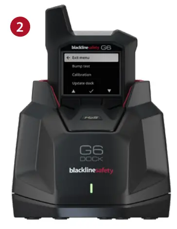 blackline safety G6 DOCK Single Gas Detection - Green LED light2