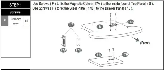 FIG 9 ASSEMBLY STEPS