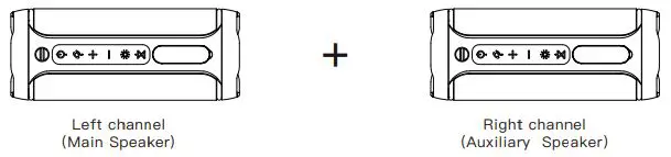 EDUPLINK M8 Waterproof Wireless Speaker User Manual - TWS stereo sound play