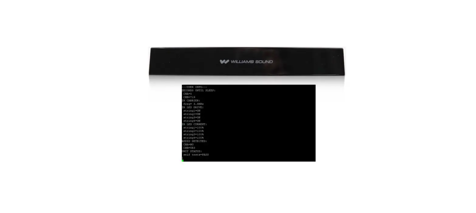 Williamssound T2-01 Medium Area Ir Combo Transmitter User Guide