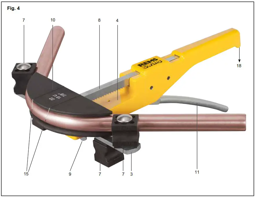 REMS 590051 R Python Hydraulic Pipe Bending Press - Product Overview 4
