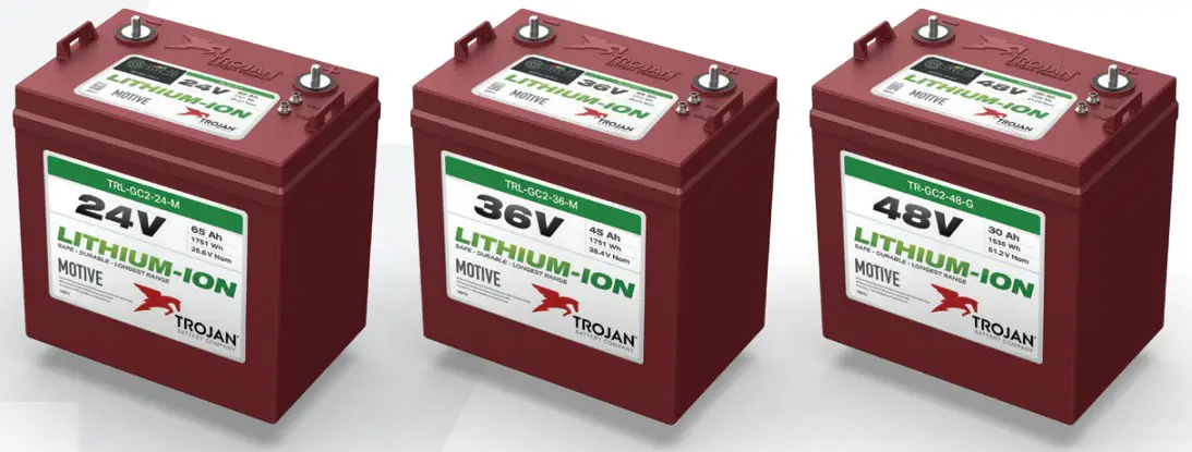 TROJAN GC2 24V Lithium Ion Batteries